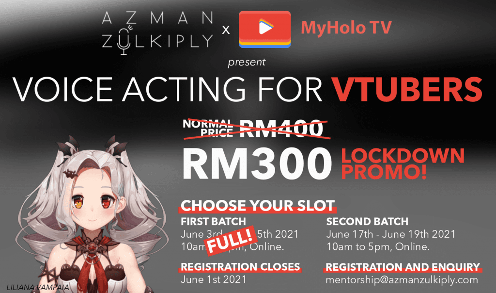 Voice Acting for Vtubers | Azman Zulkiply